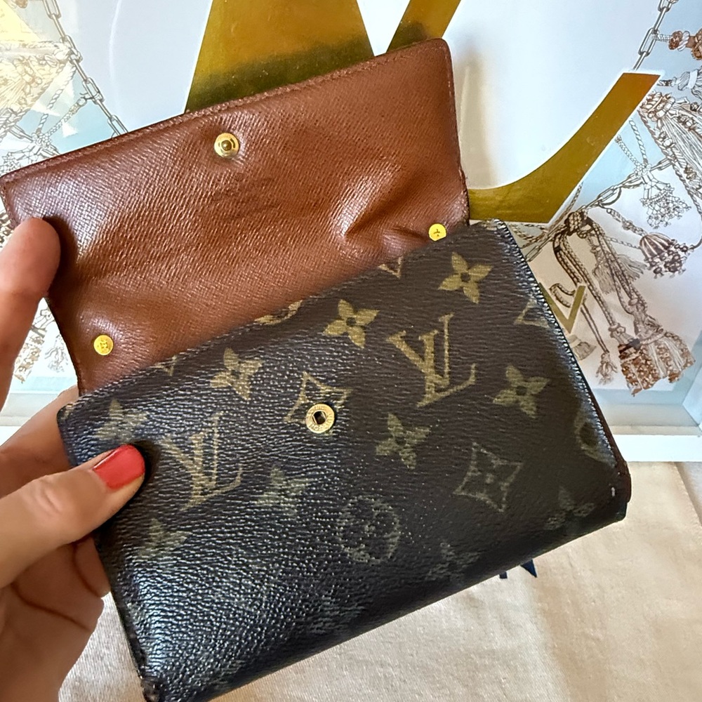 Louis Vuitton Brown Monogram Vintage Wallet on Chain - Picture 5 of 16